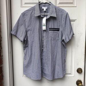 CK Striped Button Up